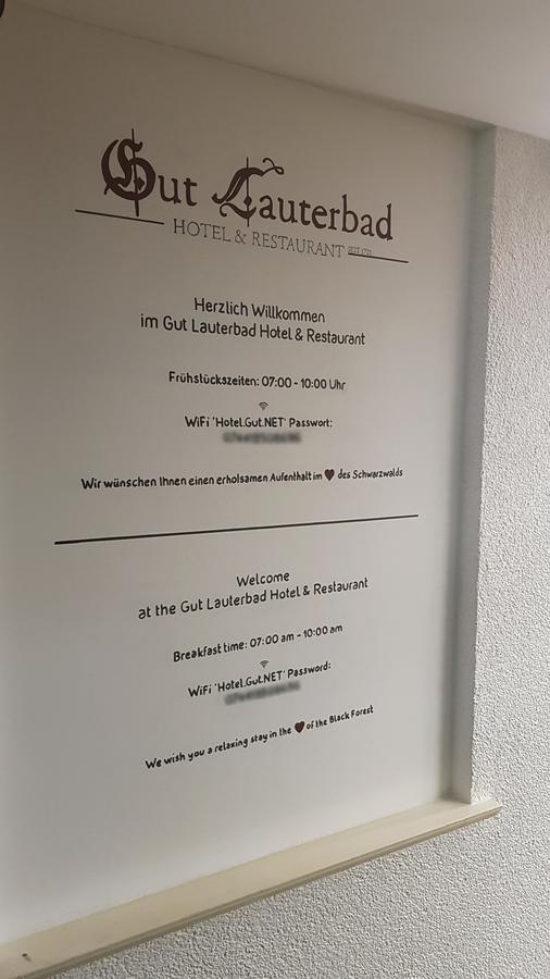 Gut Lauterbad Hotel Φρόιντενσταντ Εξωτερικό φωτογραφία